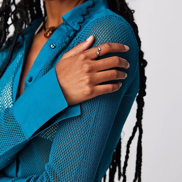 NEW Free People Siggi Button Down Shirt - Picture 3 of 12